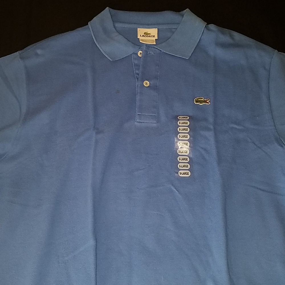 Lacoste light blue polo shirt